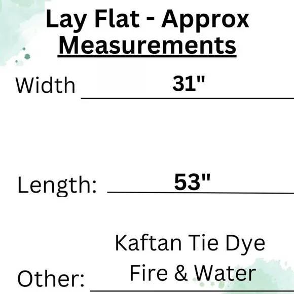 Kaftan Tie Dye Dress Maxi Swim Cover Up NEW - Picture 7 of 8